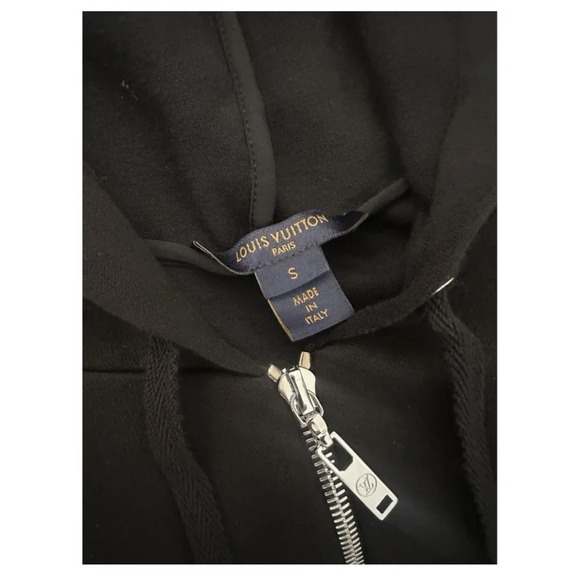 LOUIS VUITTON/ (Louis Vuitton) zip hoodie black Size:S - Picture 2 of 4